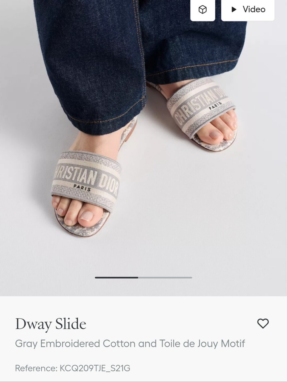Dior Paris Pink Woven Slide Sandals
